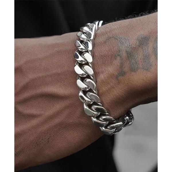 ブレスレット シルバーチェーンブレスレット(LEY) メンズ レディース