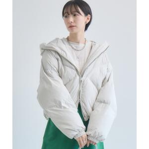 ダウンコート ダウンジャケット cloche 発熱中綿混ダウンジャケット レディース