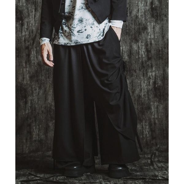 ワイドパンツ パンツ 「NO ID.」Drawstring Layered Baggy Trouse...