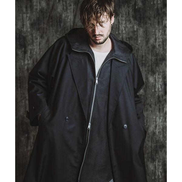 トレンチコート コート 「NO ID.」Double-Breasted Big Long Coat ...