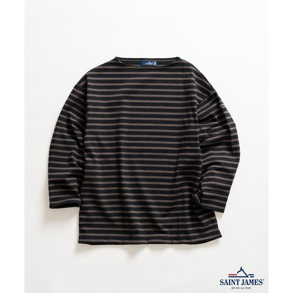 tシャツ SAINT JAMES (セントジェームス) 別注 ウエッソン ルーズ ボーダー メンズ ...