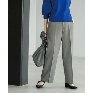 パンツ ウォームタッチ ワイドパンツ「洗濯機洗OK/ストレッチ」「SS〜LL」 レディース