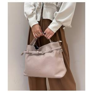 ハンドバッグ 「RIPANI/リパーニ」LUISA横長2wayベルトデザインレザーハンドバッグ