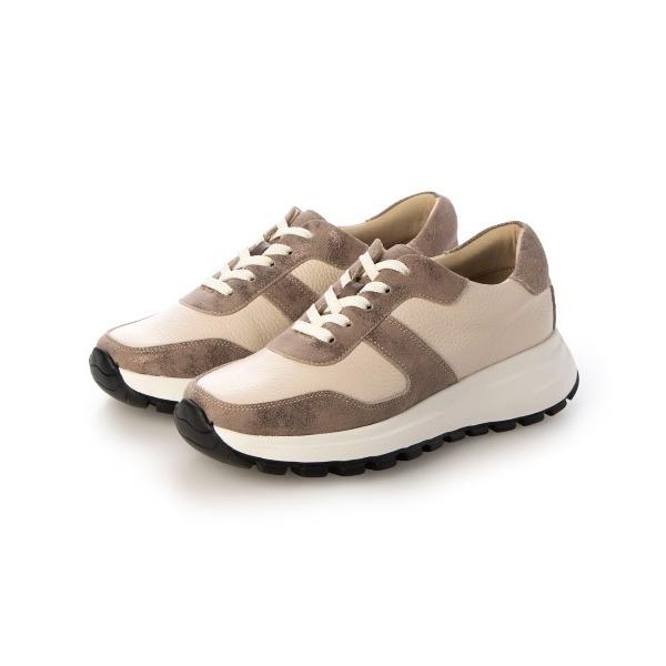 スニーカー 「3E」「軽量」コンビデザインスニーカー レディース