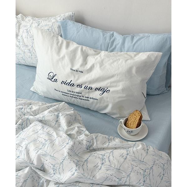 クッション クッションカバー Lettering Pillowcase