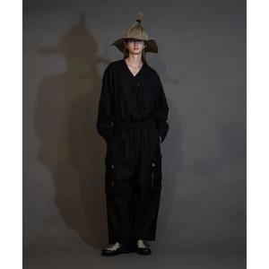 シャツ 「my beautiful landlet」 MACHINE WASHADLE WOOL V-NECK SHIRT メンズ レディース