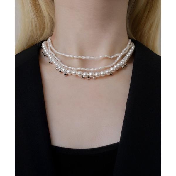 ネックレス 「silver925」 DripPearl Necklace / ドリップパールネックレ...