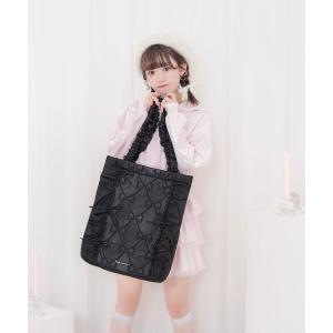 Honey Cinnamon（ハニーシナモン） ワンピース フロントリボンドット