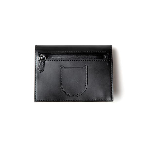財布 yoshiokubo ヨシオクボ / YK Wallet 牛革ガラスレザーミニウォレット 2つ...