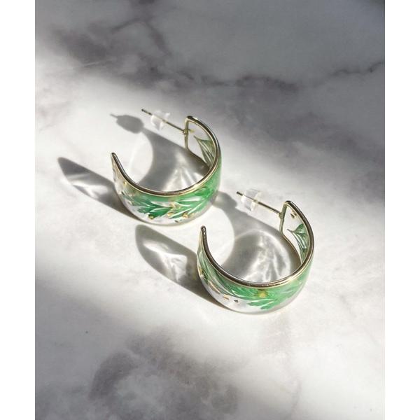 ピアス YU-KA:クリアデザインピアス clear design pierce レディース