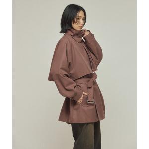 トレンチコート コート Firsthand/ファーストハンド ミドル丈 シャンブレートレンチ レディース