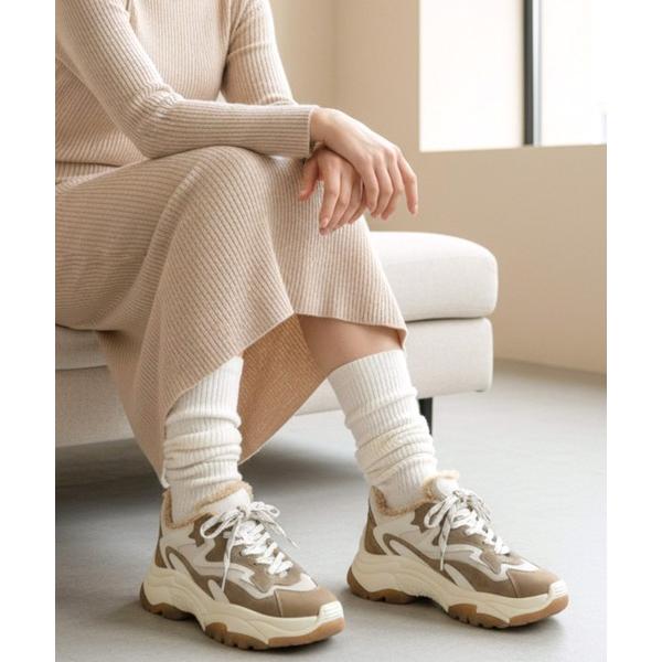 スニーカー ASH/アッシュ「ADDICT FUR」ファーチャンキースニーカー レディース