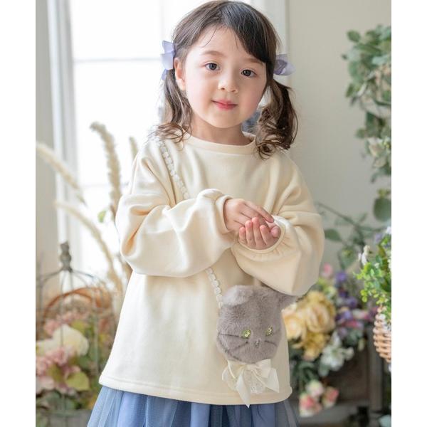 トレーナー ネコポシェットトップス キッズ 子供服 女の子