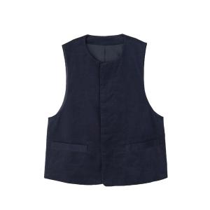 ブラウス シャツ コーデュロイベスト レディース