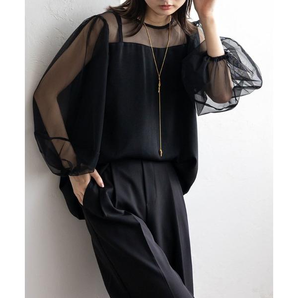 tシャツ チュールドッキングレイヤード風トップス セレモニー オケージョン 結婚式 二次会 同窓会 ...