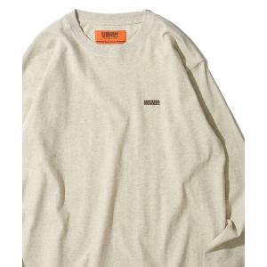tシャツ 「UNIVERSAL OVERALL」3Dロゴ ロングスリーブクルーネックTシャツ / 3D LOGO LONG SLEEVE TEE メン