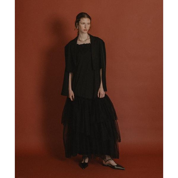 ドレス Layered tulle dress