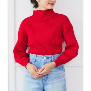 ニット セーター 「ZOZO限定」袖ボリュームボトルネックニット レディース