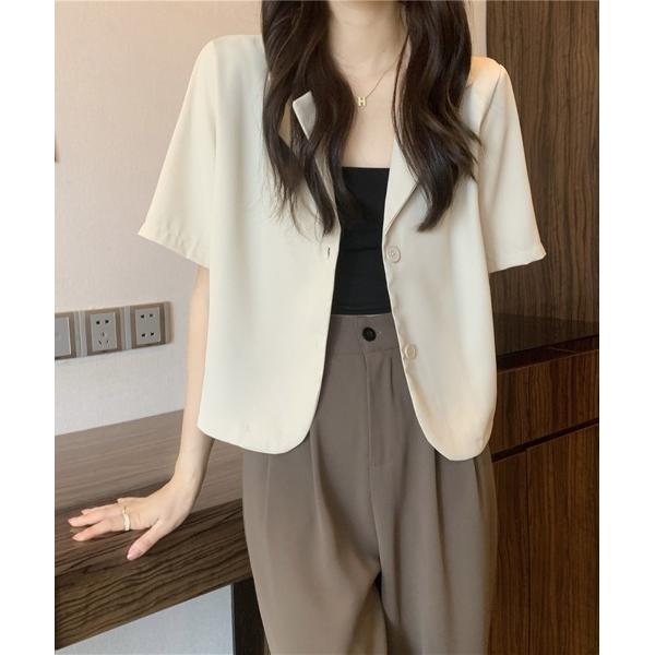 「by muni:r」 テーラードジャケット FREE ベージュ レディース