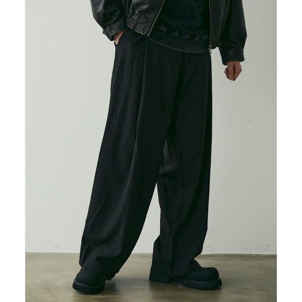 スラックス Tucked Wide Slacks / タックワイドスラックスパンツ メンズ レディー...