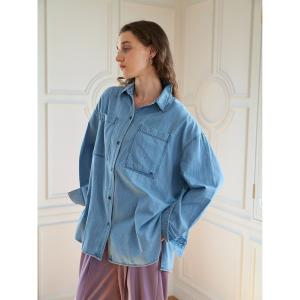 ブラウス シャツ デニムシャツ2 レディース