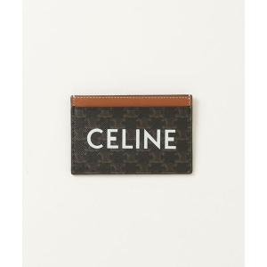 「CELINE」 カードケース - ブラウン レディース