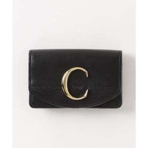「Chloe」 カードケース - ブラック レディース