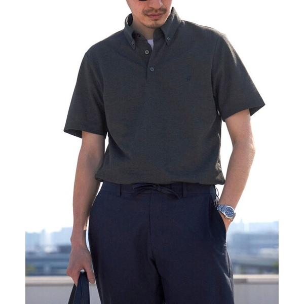 「SHIPS」 半袖ポロシャツ X-LARGE グレー メンズ