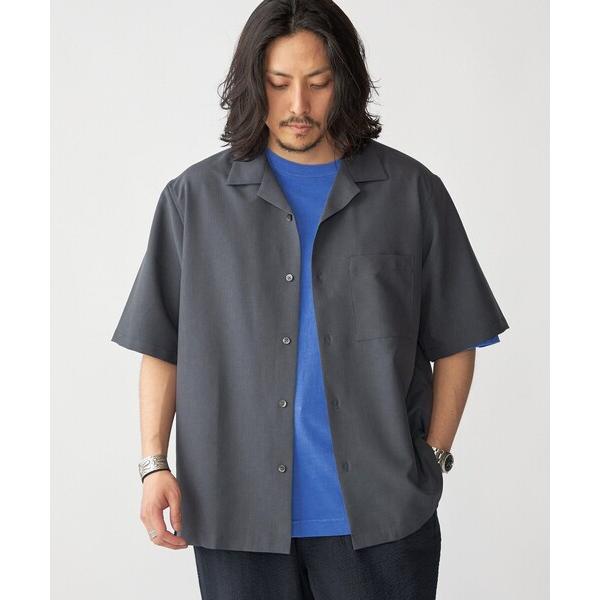 「SHIPS」 半袖シャツ X-LARGE ダークグレー メンズ