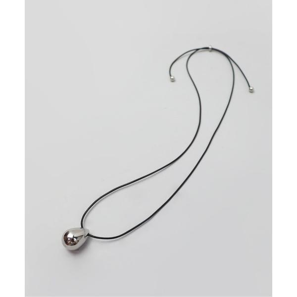 ネックレス 金属アレルギー対応「ieLS」ステンレス　ドロップトップコードネックレス レディース メ...
