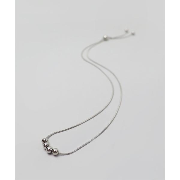 ネックレス 金属アレルギー対応「ieLS」ステンレス　スライドチェーンネックレス レディース メンズ