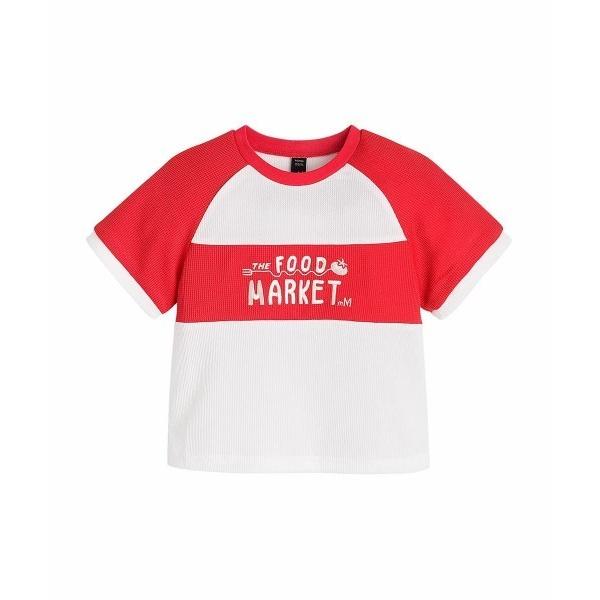 tシャツ フードマーケットTシャツ キッズ 子供服 男の子 女の子