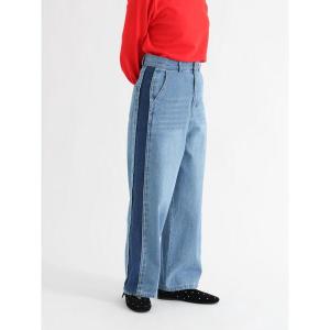 パンツ サイドラインデニムパンツ「2025autumn catalog item」 レディース