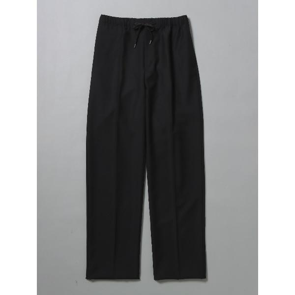 スラックス GOOVI イージーパンツ ウールギャバジン 無地 メンズ レディース