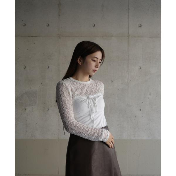 ブラウス シャツ Lace long sleeve/レースロングスリーブ レディース