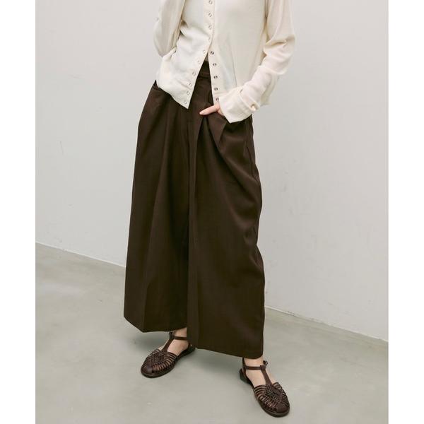 スラックス パンツ Side pocket two tuck pants/ サイドポケットツータック...