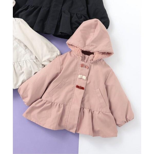 ダウン アウター 「WEB限定/2WAY」ペプラムリバーシブルアウター キッズ 子供服 女の子