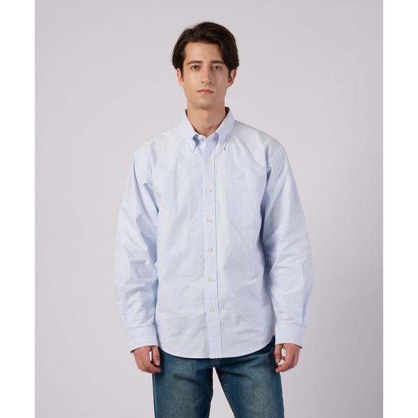 シャツ オックス ストライプ / チェック ボタンダウンシャツ メンズ