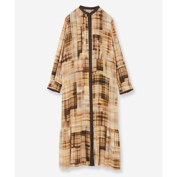 ワンピース 「オリジナルプリント」パッチワークチェックワンピース