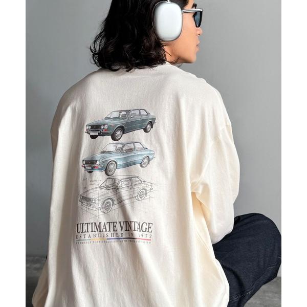 tシャツ 「JaVaジャバコラボ」ヴィンテージ感漂う。綿100%クラシックカーグラフィックTシャツ（...