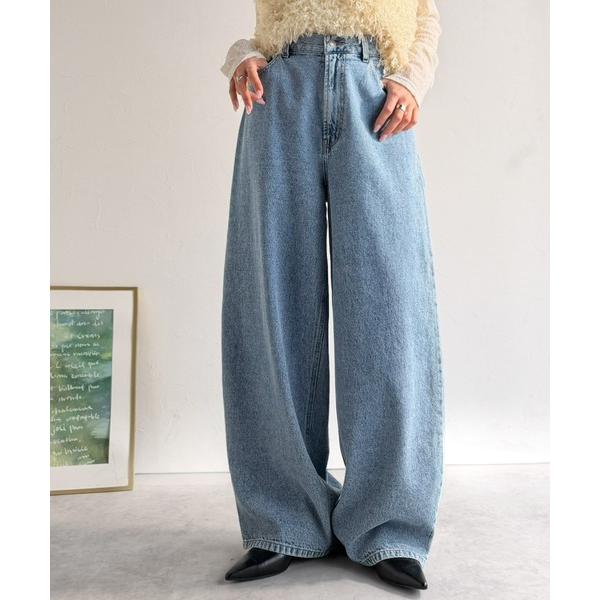 ジーンズ デニム デニムパンツ 「JaVa ジャバコラボ」快適さとおしゃれの両立！バルーンデニムパン...