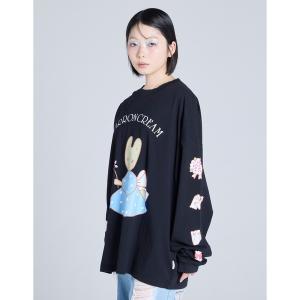 tシャツ 「8」「it」「Little Sunny Bite」MARRONCREAM x little sunny bite long tee レディース メンズ