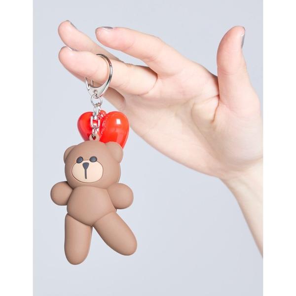 キーホルダー 「8」「Little Sunny Bite」bear heart key chain