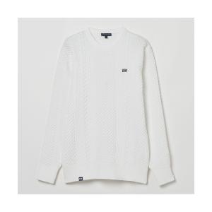 セーター ニット 「Rosasen/GOLF」軽量 ケーブル編みニット メンズ
