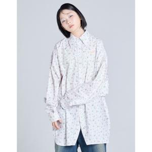 ブラウス シャツ 「Little Sunny Bite」floral shirts レディース メンズ