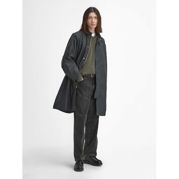 ブルゾン アウター 「EXMOOR / エクスモア」 ミドル レングス ワックス コート メンズ レ...