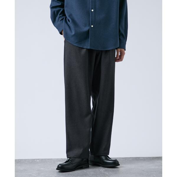 スラックス LANATEC(R) ウーステッドサージ イージーパンツ メンズ