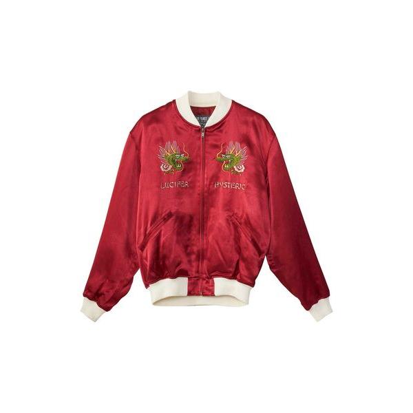 ブルゾン アウター DRAGON LADY TOUR刺繍 スカジャン メンズ