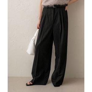 パンツ 「NOAHL」ストライプタックパンツ レディース