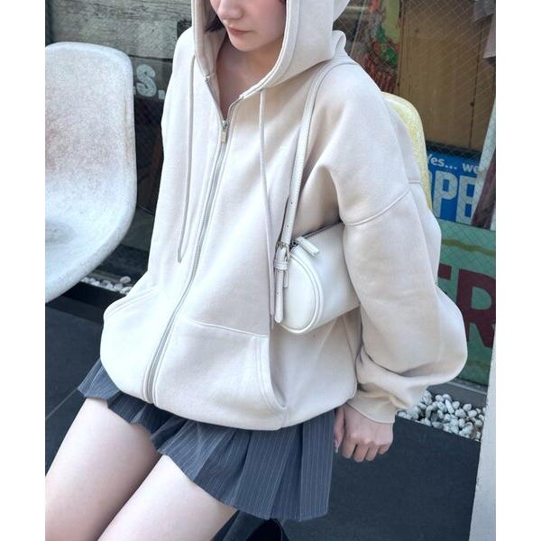 パーカー 「mline」「新色GRG登場！」バックロゴBIGパーカー レディース